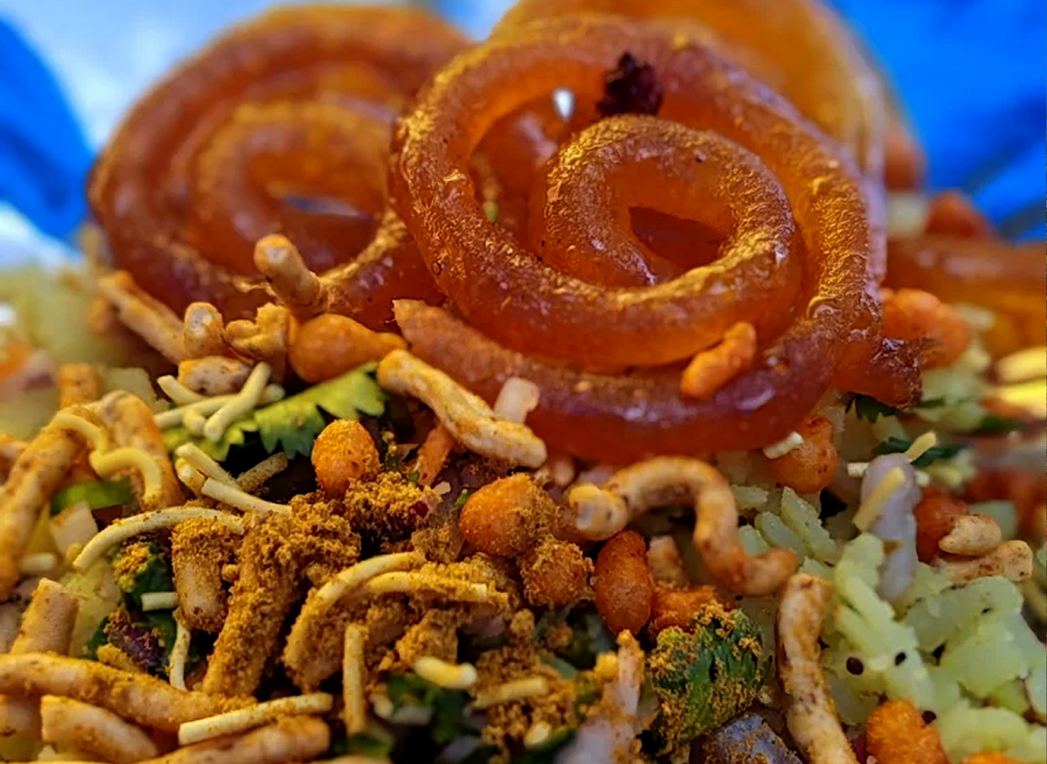 Indori Poha and Jalebi