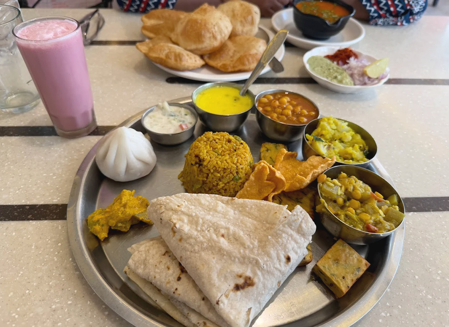 Maharashtrian thali